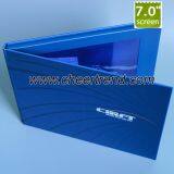 A5 Design Hard Board Cover 7'' LCD Panel Video Brochure thumbnail-5