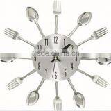 Promotional Creative Gift Cutlery Metal Wall Clock thumbnail-2