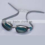 Watertight Silicone Adjustable One Piece Swim Goggles Eyewear thumbnail-2