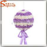 Plastic Decorative Artificial Flower Ball Wedding Rose Ball Artificial Rose Ball Foam Rose Ball thumbnail-4
