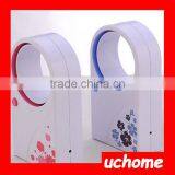 UCHOME Mini Portable USB Battery Bladeless Fan No Leaf Air Conditioning thumbnail-1