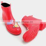 2017 Hand Printed Style Pvc Ankle Rain Boots for Women thumbnail-5