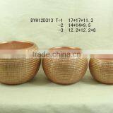 Hot Sell Various Shapes Ceramic Flower Pots thumbnail-2
