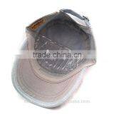 Customize Blank Washed Denim Military Caps Dongguan Factory thumbnail-3