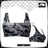 2017 Reinforced Stitched for Ultimate Movement Camo Sports Bra for Women thumbnail-1