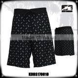 Men's Microfiber 4 Way Stretch Swimwear Transfer Print Summer Board Shorts for Surf thumbnail-1
