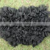 Wholesale Fancy Dress 100% Cotton Solid Color Baby Bloomers With Ruffle thumbnail-6