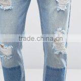 Whosale Street Jeans Denim Jeans Stone Wash Jeans for Men thumbnail-3