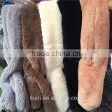 Faux Fur Scarf Winter Women Cape Rabbit Fur Plaid Scarves Women Knitting Female Small Cape Neck Warm Collar thumbnail-2
