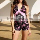 Purple One Piece Swim Suit 2012 thumbnail-1