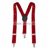 Wholesale personalized 2.5cm width adult elastic suspenders