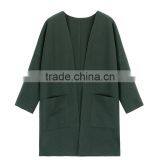 2017 Fashion Women Green Color Cardigan Sweater thumbnail-2