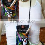 Thai Handmade Owl Call Phone Bag Mobile Bag thumbnail-1