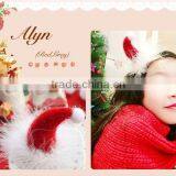 Wholesale Mini Top Headband Santa Hats Christmas Headband thumbnail-1
