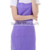 Custom Aprons Korean Solid Color Home Aprons Brown Advertising Apron Custom Printed LOGO thumbnail-5