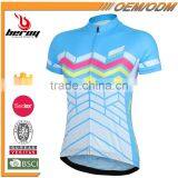 BEROY 2016 Cycling Short Jersey Tops, Moisture Wicking Bicycle Shirts thumbnail-1