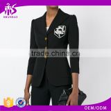Shandao OEM simple design long sleeve cotton winter women coat model