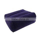 Soft Inflatable Suede Fabric Travel Foot Rest Pillow Footrest Helps Reduce DVT Risk on Flights 28x37cm Cheap And New Hot Selling thumbnail-1
