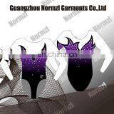 Dry Fit Breathable Plus Sizes Long Sleeves Gymnastics Leotards Girls Custom Printed Gym Leotards Wholesale thumbnail-4