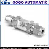 Aluminum or Stainless Steel or Plastic Pneumatic Check Valve 1/8 Mini Air Non Return thumbnail-6