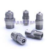 Quick Coupler 1/2'' Male Thread,O.D 8 mm PU Tube Fast Twist Hose Stainless Steel 304 Straight Ferrule Tube Fittings thumbnail-4