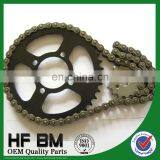 Sprocket Chain Kits Motorcycle CD70 41T/14T 420/104L, Top Quality Chain Sprocket Motorcycle CD70 1045 Steel thumbnail-1