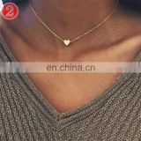 Hot Sale 20styles Tiny Heart Necklace for Women Chain Heart Shape Pendant Gift gold silver Ethnic Bohemian Choker Necklace