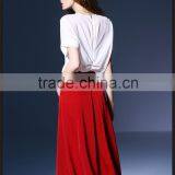 hot sell wholesale price chiffon maxi skirt