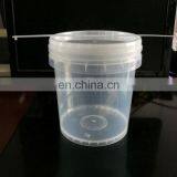 1Gallon PP Food Grade Round Plastic Buckets With Handle And Lids For Ice-cream ,Candy thumbnail-5