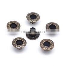 12mm Good Quality Customized Steel Engraved Metal 6mm Top Brass Eyelets/grommets thumbnail-5