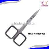 Stainless Steel Blade Rubber Handle Professional Nail Care Scissors