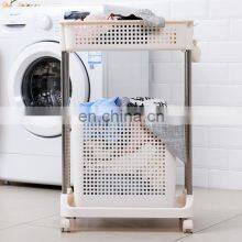 2021 Best selling 2-layer plastic laundry hamper