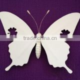 2015 hollow out design white paper butterfly decoration