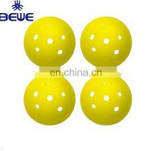 Low MOQ USAPA Approved Customized Outdoor 40 Holes Pickleballs