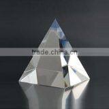 Wholesale Blank Paperweight Pyramid Block Crystal Pyramid Paperweight thumbnail-1