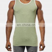 OEM Gym Singlets Mens Tank Tops S GYM Tank Top Sports Clothes Stringer Bodybuilding Fitness Men Fashion Custom Cotton Spandex thumbnail-5