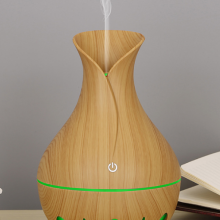 New Hollow-out Wood Grain Vase Humidifier Aromatherapy Machine(Wechat:13510231336)
