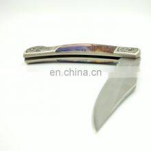 Folding Blade Utility Knives 3D Printing Pattern Plastic Handle Custom LOGO Camping Tactical Pocket Knife thumbnail-3