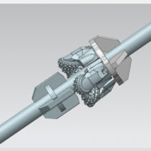 HDD Rock Reamer--400mm 4 Pieces 9 7/8”637 / 537 NC31 thumbnail-2