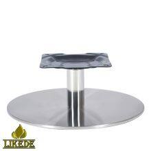 Stainless Steel Round Flat Swivel Base Metal Rolling Chair Legs Use Metal Material