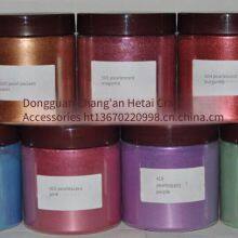 Colored Pearl Powder / Iridescent Pearl Powder / Pearlescent Pink Powder for Various Uses in Cosmetics, Handicrafts Such as Spraying, Printing, Painting, and Injection Molding thumbnail-2