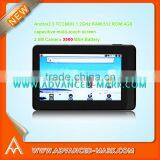New 7 " Android 2.3 TCC8803 , 1.2 GHZ 512 MB 4GB Multi-Touch Screen 2.0M Camera 3500 MAH Battery Tablet PC
