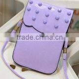 Wholesale Lady pu Wallet Mobile Phone Bag Shoulder Bag for Cell Phone thumbnail-1