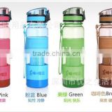 new design color optional PP lid bottle with tea infuser