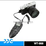 JJC Dual LCD Display WT-868 2.4G versatile TC-80N3 wireless timer remote controller & wired remote switch For EOS D60