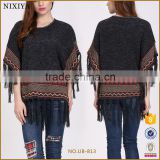 2016 Autumn The latest Woman Thin Black Sweater in Guangzhou