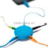 Fashion Hot Selling Cheap 4 Ports Earphone Splitter