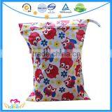 Monkey Printed Wet Bags Reusable Waterproof Diaper Bags thumbnail-2