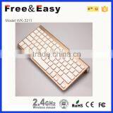 High Puality New Mini Aluminum Bluetooth Spain Keyboard and Mouse Combo thumbnail-3