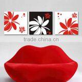 Colorful Flower Canvas Group Paintings thumbnail-1